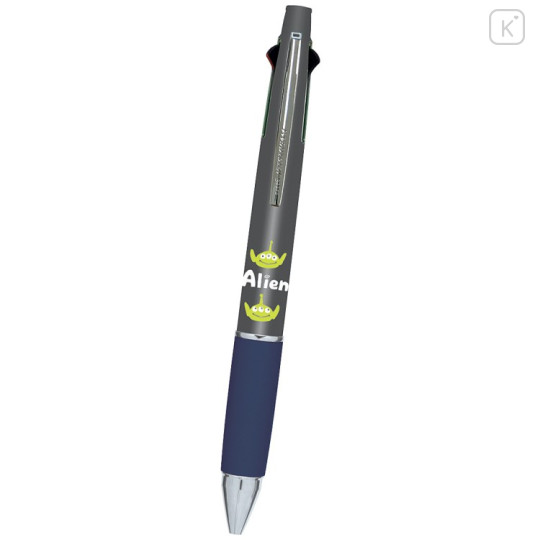 Japan Disney Jetstream 4&1 Multi Ballpoint Pen + Mechanical Pencil - Little Green Men - 1