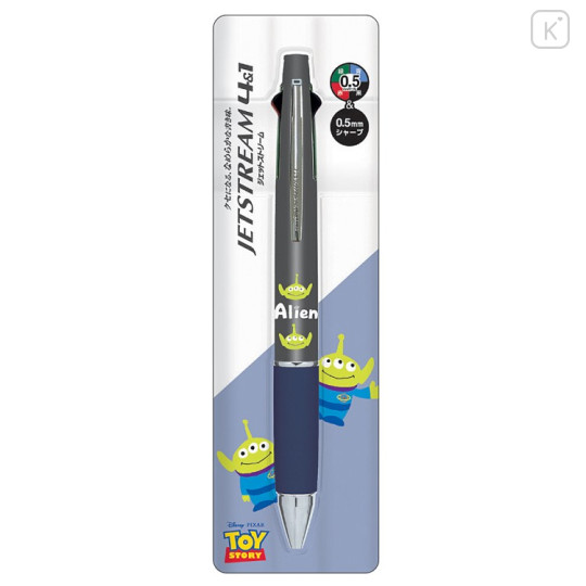 Japan Disney Jetstream 4&1 Multi Ballpoint Pen + Mechanical Pencil - Little Green Men - 2