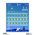 Japan Moomin Wall Calendar (L) - Moon 2027 - 2