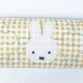 Japan Miffy Glasses Case - Miffy : Gingham Pop Yellow - 3