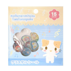 Japan Sanrio Crystal Seal - Masyumaro : Musical Notes