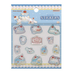 Japan Sanrio Puffy Stickers - Sweet Cakes Collection Sky Blue Cherry Cake