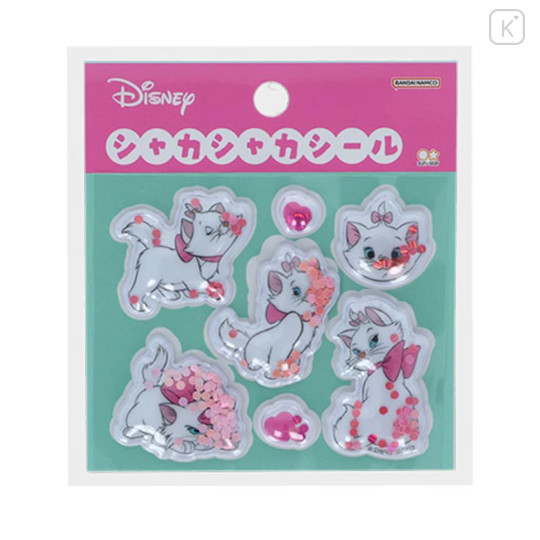 Japan Disney Shaker Stickers - Marie - 1