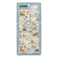 Japan Moomin Petit Drop Sticker - Little My & Moomintroll & Snufkin : Cloud Moon Star