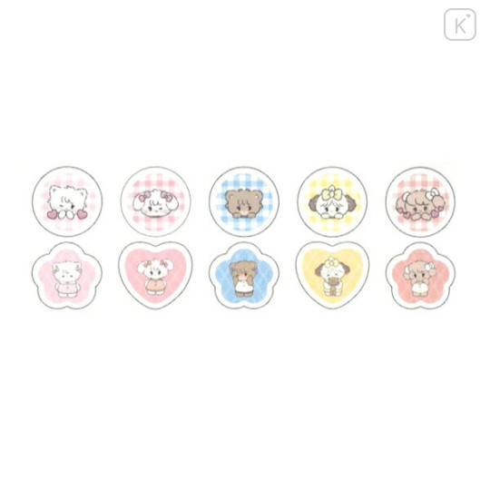 Japan Mikko Illustrations Marble-Style Stickers - Lil ala mode : Pink - 3