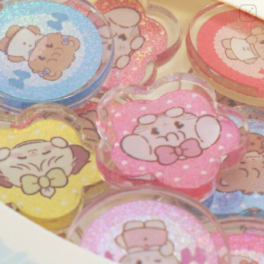Japan Mikko Illustrations Marble-Style Stickers - Lil ala mode : Mint - 2