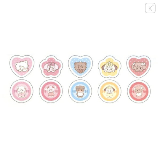Japan Mikko Illustrations Marble-Style Stickers - Lil ala mode : Mint - 3