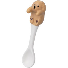 Japan Decole Ceramic Spoon - Wankoron Dog Toy Poodle Figure