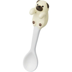 Japan Decole Ceramic Spoon - Wankoron Dog Pug Figure
