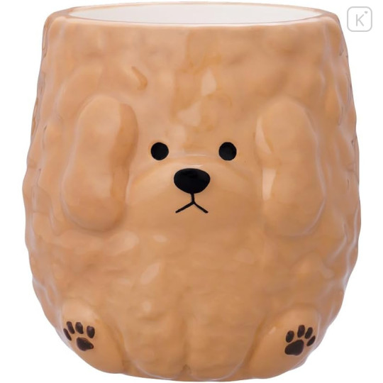 Japan Decole 3D Porcelain Mug - Wankoron Dog Toy Poodle Figure - 1