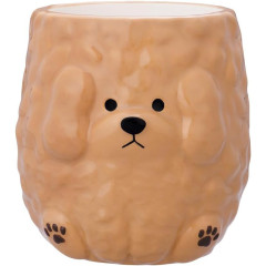 Japan Decole 3D Porcelain Mug - Wankoron Dog Toy Poodle Figure