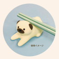 Japan Decole Porcelain Chopstick Rest - Wankoron Dog Pug Figure - 2