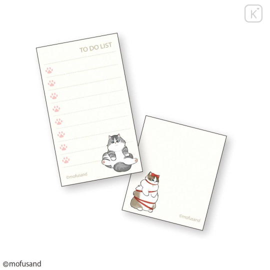 Japan Mofusand Desk Calendar & To Do List - 2027 Cat Illustration - 6