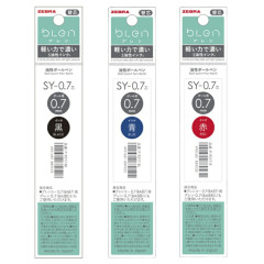 Japan Zebra bLen SY-0.7 Ballpoint Pen Refill - 0.7mm