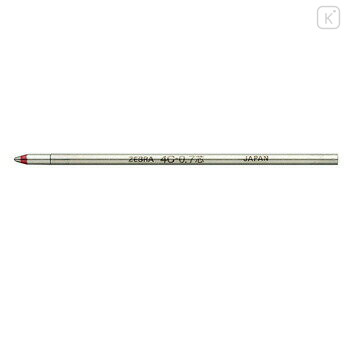 Japan Zebra 4C-0.7 Multi Ballpoint Pen Refill - 0.7mm Red - 1