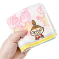 Japan Moomin Embroidered Mini Towel Handkerchief - Little My : Sibling - 3