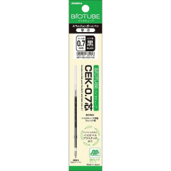 Japan Zebra Biotube CEK-0.7 Ballpoint Pen Refill - 0.7mm Black