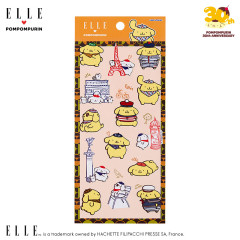 Japan Sanrio Elle Sticker - Pompompurin : Paris