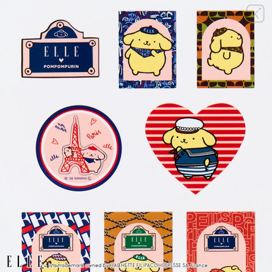 Japan Sanrio Elle Sticker - Pompompurin : Sailor - 3
