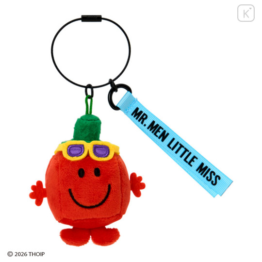 Japan Sanrio Original Mascot Charm - Mr. Men & Little Miss : Cheerful Typographic Mr. Strong - 1