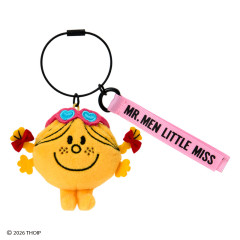 Japan Sanrio Original Mascot Charm - Mr. Men & Little Miss : Cheerful Typographic Little Miss Sunshine