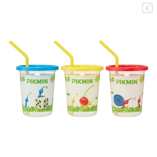 Japan Pikmin Straw Tumbler Set (M) - 1