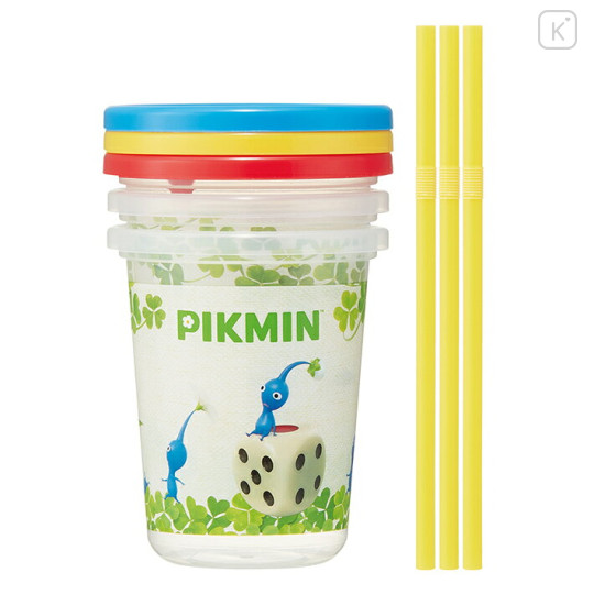 Japan Pikmin Straw Tumbler Set (M) - 2