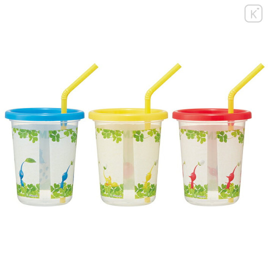 Japan Pikmin Straw Tumbler Set (M) - 3