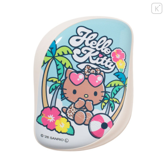 Japan Sanrio Tangle Teezer Hair Care Brush Compact Styler - Hello Kitty : Tanned - 2