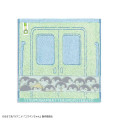 Japan Koupen-chan Mini Towel Handkerchief - Koupen Chan : Crowded Train - 1