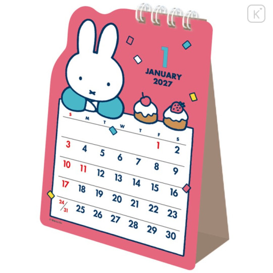Japan Miffy Desk Calendar - Miffy : Life 2027 - 1
