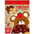 Japan Kamio Mini Notepad - Heisei Retro Milk Chocolate Bear - 1
