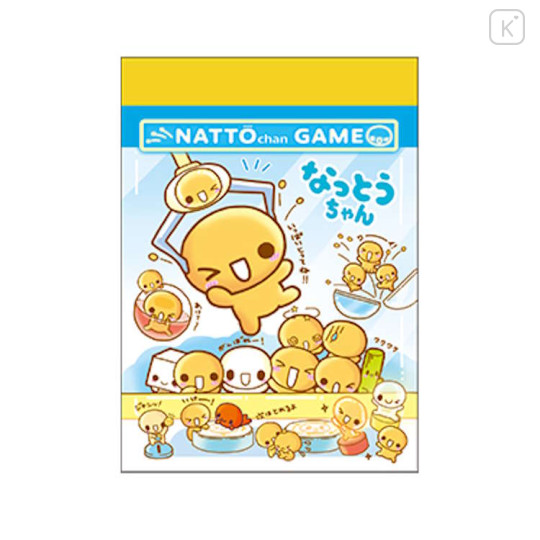 Japan Kamio Mini Notepad - Heisei Retro Natto-chan Gotcha Crane Game - 1