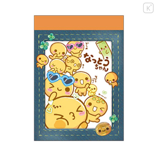 Japan Kamio Mini Notepad - Heisei Retro Natto-chan Selfie - 1
