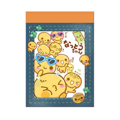 Japan Kamio Mini Notepad - Heisei Retro Natto-chan Selfie