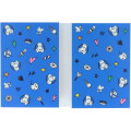 Japan Peanuts Flip Memo - Snoopy : Blue I Like - 3