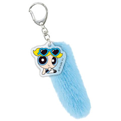 Japan The Powerpuff Girls Dangling Tail Mascot Bag Charm - Bubbles Blue