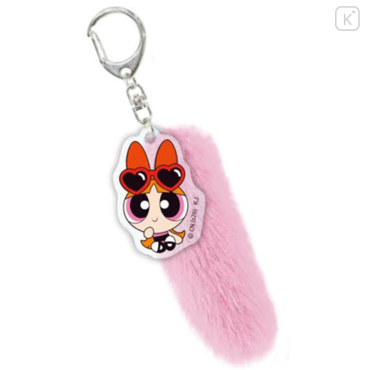 Japan The Powerpuff Girls Dangling Tail Mascot Bag Charm - Blossom Pink - 1
