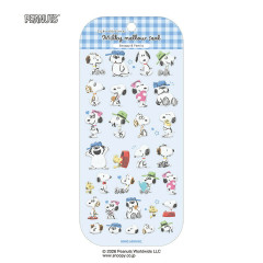 Japan Peanuts Milky Mellow Seal - Snoopy : Family