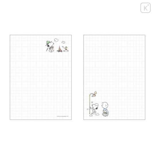 Japan Peanuts A6 Monthly Schedule Book - Snoopy : Bowtie 2027 - 4