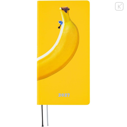 Japan Hobonichi Techo Weeks Hardcover Horizontal English - Puppet Sunsun Banana / 2027 Jan / Mon Start - 1