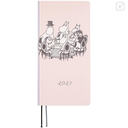 Japan Hobonichi Techo Weeks Hardcover Horizontal English - Moomin At the Table / 2027 Jan / Mon Start - 1