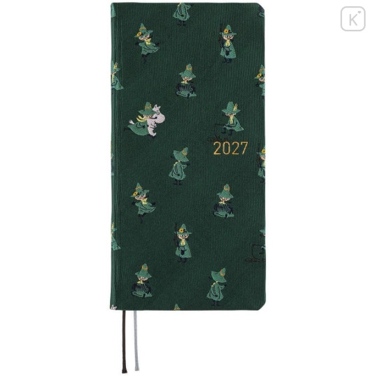 Japan Hobonichi Techo Weeks Hardcover Horizontal English - Moomin A Day in the Life of Snufkin / 2027 Jan / Mon Start - 1