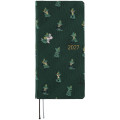 Japan Hobonichi Techo Weeks Hardcover Horizontal English - Moomin A Day in the Life of Snufkin / 2027 Jan / Mon Start - 1