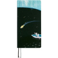 Japan Hobonichi Techo Weeks Hardcover Horizontal English - Hiroko Kubota Meteor Shower Light Blue Forest / 2027 Jan / Mon Start - 1