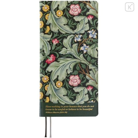 Japan Hobonichi Techo Weeks Hardcover Horizontal English - V&A Series Leicester / 2027 Jan / Mon Start - 1