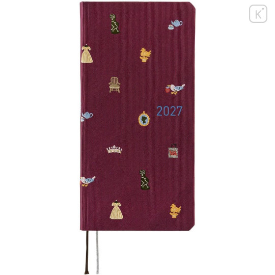 Japan Hobonichi Techo Weeks Hardcover Horizontal English - V&A Series Welcome to the V&A / 2027 Jan / Mon Start - 1