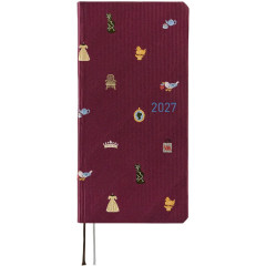 Japan Hobonichi Techo Weeks Hardcover Horizontal English - V&A Series Welcome to the V&A / 2027 Jan / Mon Start