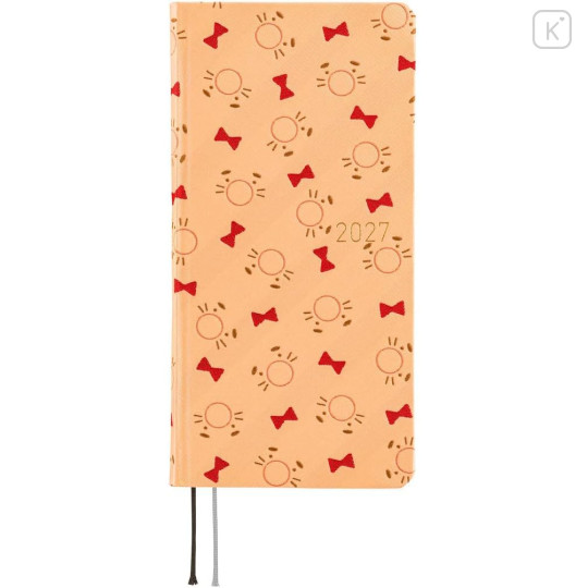 Japan Hobonichi Techo Weeks Hardcover Horizontal English - Mother Mr. Saturn Pattern / 2027 Jan / Mon Start - 1