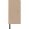 Japan Hobonichi Techo Weeks Hardcover Horizontal English - Smooth Café au Lait / 2027 Jan / Mon Start - 1